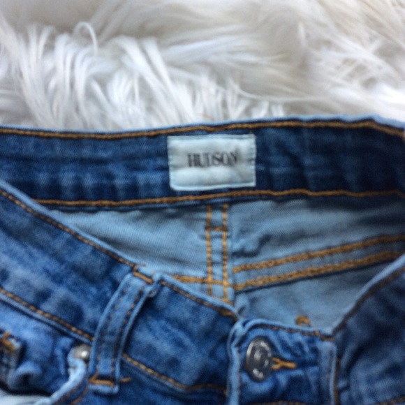 HUDSON Girl’s High Rise Distressed Shorts - Picture 5 of 9